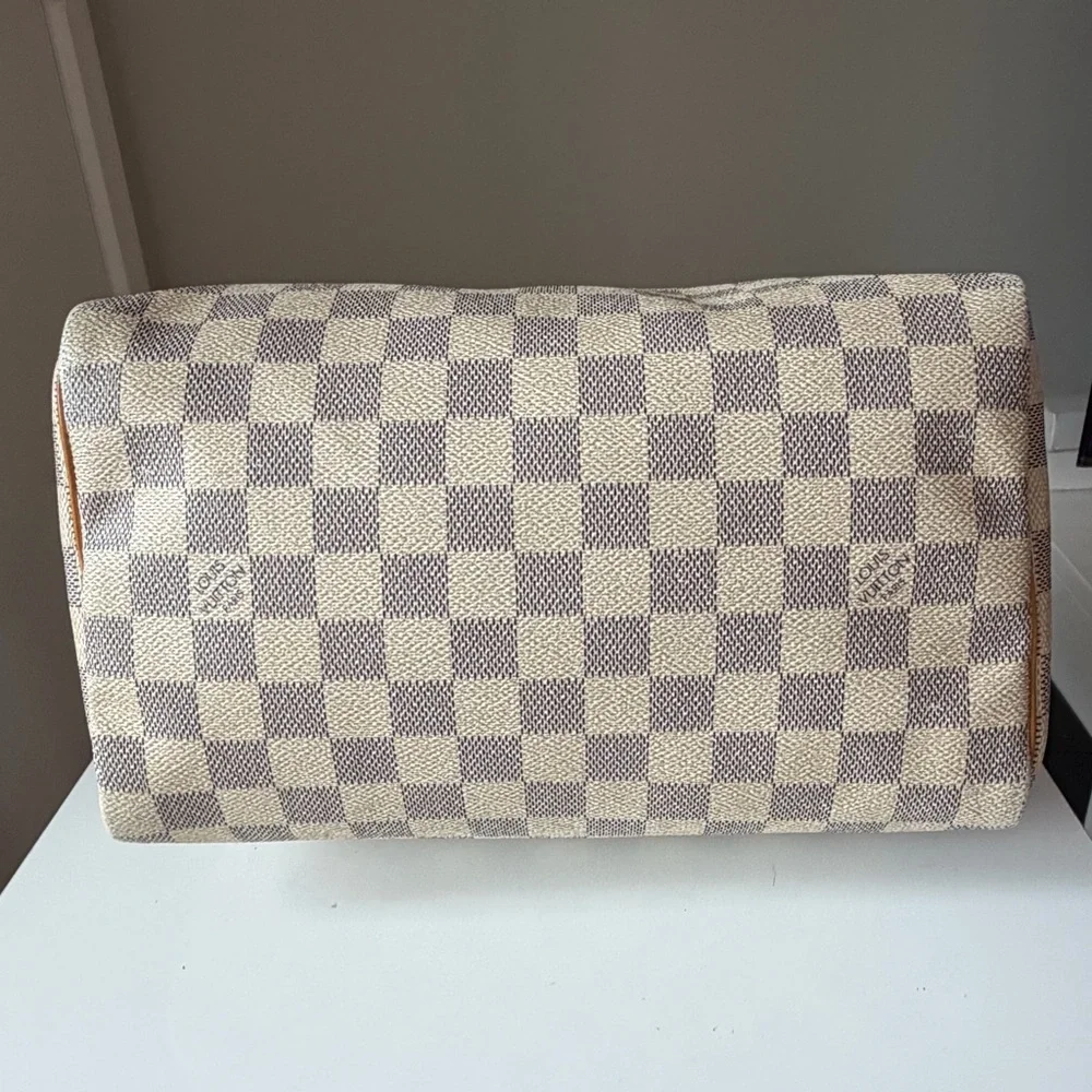 Louis Vuitton Speedy 25 Damier Azur Satchel Lock & Key - Picture 6 of 16